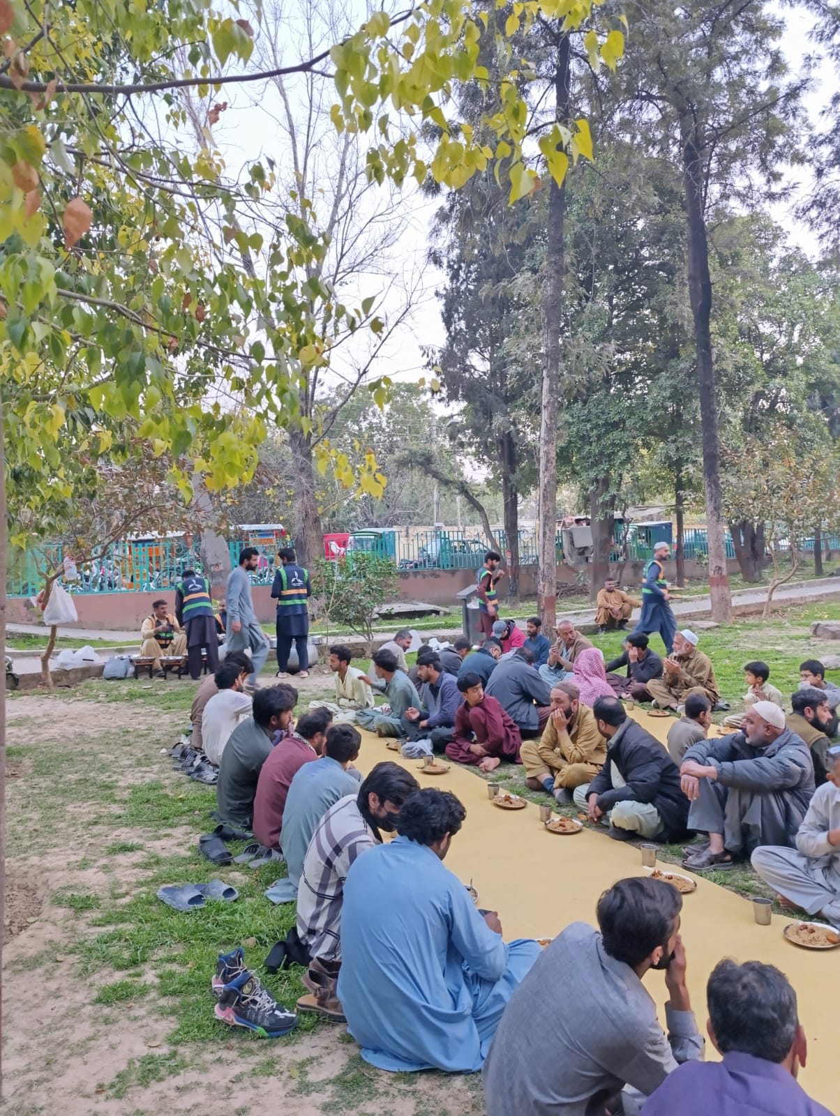 Community iftar dastarkhawn hosted by the Foundation