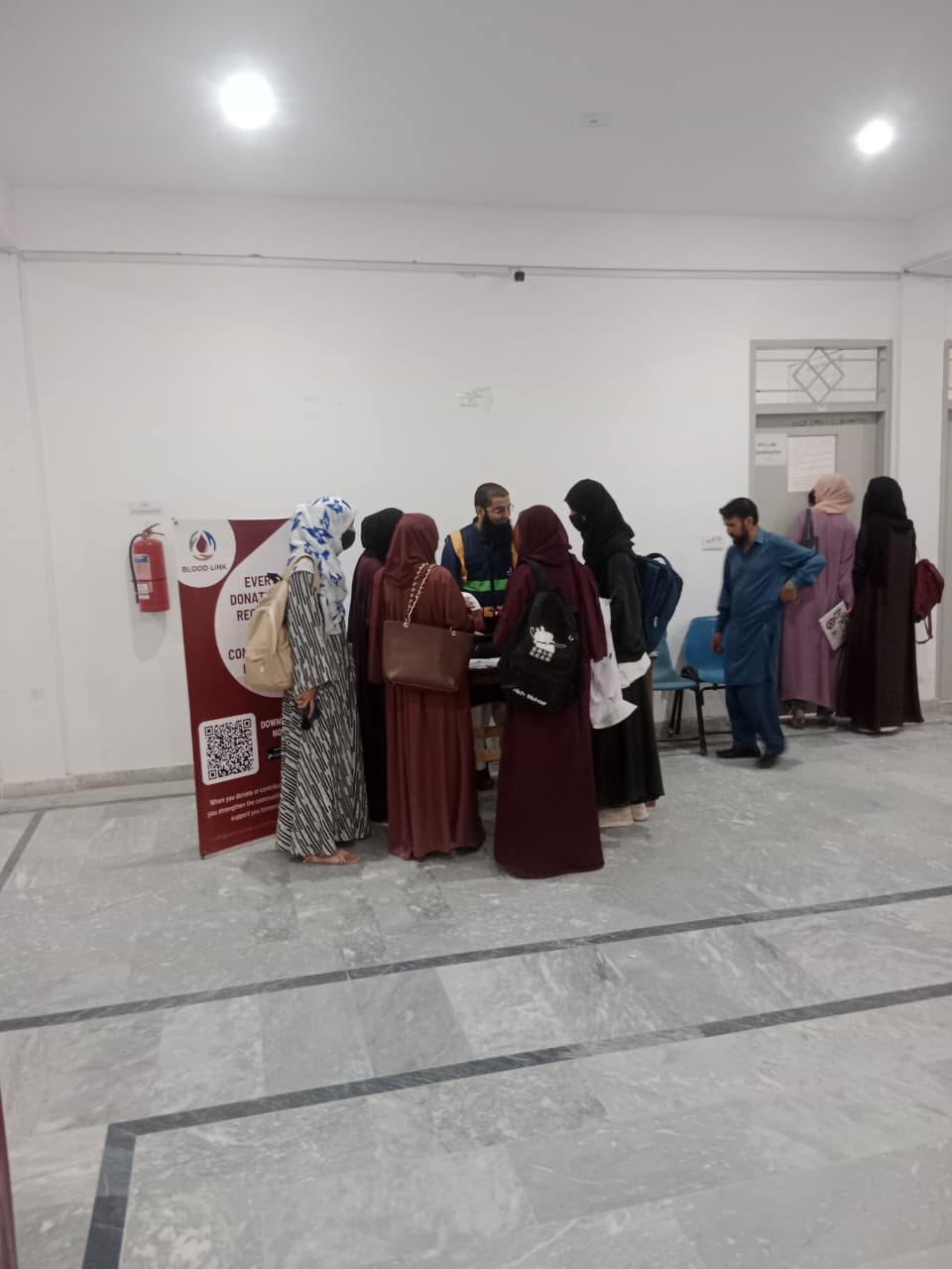Abbasyn University blood donation camp