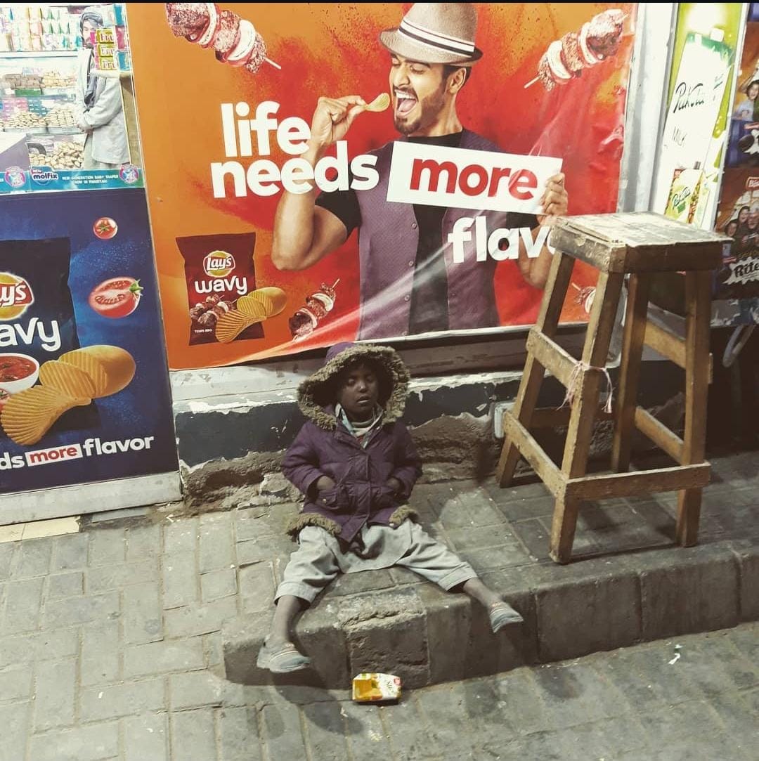 Life Needs More Flavor photograph that inspired the Winter Wear Drive